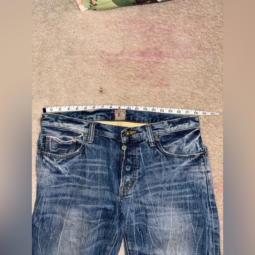 PRPS Jeans Mens 36 Selvedge Denim Faded Acid Wash Nice Wear Japanese Pit Rambler - Picture 2 of 13